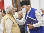 JKNC president Farooq Abdullah (right) with Prime Minister Narendra Modi in New Delhi. ((PTI File Photo)) JKNC president Farooq Abdullah (right) with Prime Minister Narendra Modi in New Delhi. ((PTI File Photo))