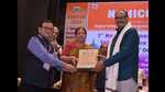 U.P. deputy chief minister Brajesh Pathak at the conference in Lucknow on Saturday (HT Photo) U.P. deputy chief minister Brajesh Pathak at the conference in Lucknow on Saturday (HT Photo)