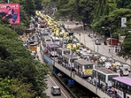 Several governments have tried to solve the traffic issues in Bengaluru for a decade now Several governments have tried to solve the traffic issues in Bengaluru for a decade now