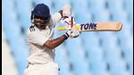 Abhimanyu Easwaran of Rest of India during the Irani Cup match against Mumbai in Lucknow. (Deepak Gupta/HT) Abhimanyu Easwaran of Rest of India during the Irani Cup match against Mumbai in Lucknow. (Deepak Gupta/HT)