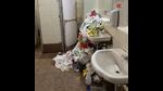 A doctor in the emergency, speaking anonymously, said the situation is spiraling out of control as cleaning routines are disrupted at PGIMER, Chandigarh. (HT Photo) A doctor in the emergency, speaking anonymously, said the situation is spiraling out of control as cleaning routines are disrupted at PGIMER, Chandigarh. (HT Photo)