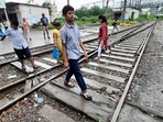 The pathway is used to illegally cross tracks. Representative Image. (Praful Gangurde/HT Photo) (HT PHOTO) The pathway is used to illegally cross tracks. Representative Image. (Praful Gangurde/HT Photo) (HT PHOTO)