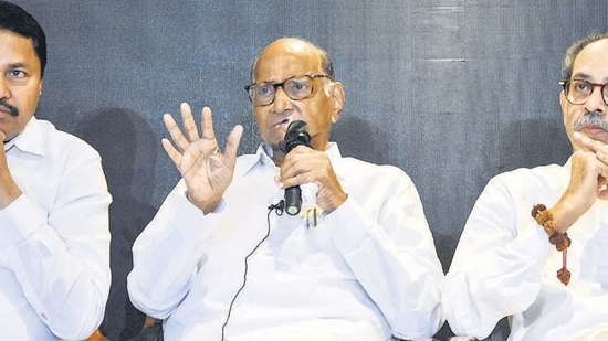 The Congress is looking to contest around 110 to 120 seats, the Shiv Sena (UBT) 90 to 100 seats and the NCP (SP) nearly 80 seats. (ANI Photo) The Congress is looking to contest around 110 to 120 seats, the Shiv Sena (UBT) 90 to 100 seats and the NCP (SP) nearly 80 seats. (ANI Photo)