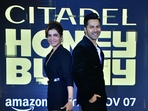 Samantha Ruth Prabhu and Varun Dhawan will be seen together in Citadel: Honey Bunny.(Varinder Chawla) Samantha Ruth Prabhu and Varun Dhawan will be seen together in Citadel: Honey Bunny.(Varinder Chawla)
