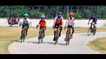 Cyclists in action during a practice session at PAU velodrome in Ludhiana, on Sunday. (Hindustan Times) Cyclists in action during a practice session at PAU velodrome in Ludhiana, on Sunday. (Hindustan Times)