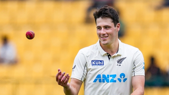 Will O'Rourke burst on the scene by taking nine wickets in his first Test earlier this year in South Africa. He finished the first Indian innings with figures of 4/22 in 12 overs. (PTI)