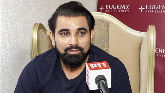 Mohammed Shami has started bowling in the nets and is hopeful of travelling to Australia for India’s five-Test series. (PTI) Mohammed Shami has started bowling in the nets and is hopeful of travelling to Australia for India’s five-Test series. (PTI)
