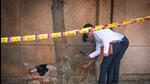 Investigators at the blast scene in Rohini. (HT PHOTO) Investigators at the blast scene in Rohini. (HT PHOTO)