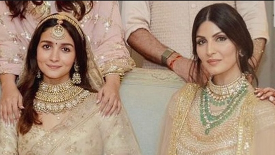 Alia Bhatt with Riddhima Kapoor Sahni in a throwback picture from her wedding. Alia Bhatt with Riddhima Kapoor Sahni in a throwback picture from her wedding.