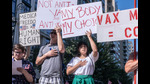 People protesting against the vaccine mandate in New York in 2021. (Shutterstock) People protesting against the vaccine mandate in New York in 2021. (Shutterstock)
