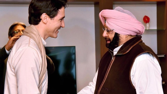Former Punjab CM Captain Amarinder Singh alleged that Trudeau ruined India-Canada ties. (PTI Photo) Former Punjab CM Captain Amarinder Singh alleged that Trudeau ruined India-Canada ties. (PTI Photo)
