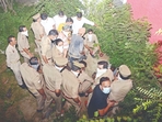 The spot where the body was exhumed. (Sourced) The spot where the body was exhumed. (Sourced)