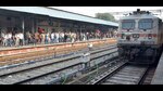 Commuters line up on a platform at the railway station to catch trains ahead of the long festival break, in Ludhiana on Monday. (Gupreet Singh/Hindustan Times) Commuters line up on a platform at the railway station to catch trains ahead of the long festival break, in Ludhiana on Monday. (Gupreet Singh/Hindustan Times)