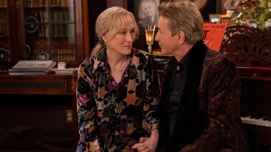 Meryl Streep and Martin Short in Only Murders in the Building season 4(Hulu/Disney+ Hotstar) Meryl Streep and Martin Short in Only Murders in the Building season 4(Hulu/Disney+ Hotstar)