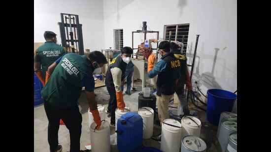 NCB said the Delhi Police’s special cell also participated in the operation as the drug network had footprints across several places in Delhi NCB said the Delhi Police’s special cell also participated in the operation as the drug network had footprints across several places in Delhi