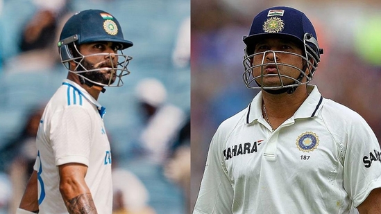 Virat Kohli vs Sachin Tendulkar: Which cricketer has gone through a worse slump in form(PTI-Getty) Virat Kohli vs Sachin Tendulkar: Which cricketer has gone through a worse slump in form(PTI-Getty)