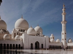 Sheikh Zayed Grand Mosque in Abu Dhabi is an architectural marvel. Sheikh Zayed Grand Mosque in Abu Dhabi is an architectural marvel.