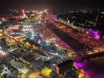 A view of Ayodhya city during the 'Deepotsav 2024' on October 30.
(Deepak Gupta/ Hindustan Times) A view of Ayodhya city during the 'Deepotsav 2024' on October 30.
(Deepak Gupta/ Hindustan Times)