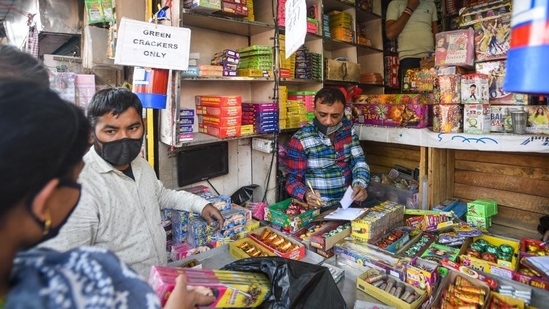 On Tuesday, Gopal Rai reviewed the enforcement of the firecracker ban during a high-level meeting at the Delhi Secretariat. (File)(Amal KS/HT Photo) On Tuesday, Gopal Rai reviewed the enforcement of the firecracker ban during a high-level meeting at the Delhi Secretariat. (File)(Amal KS/HT Photo)