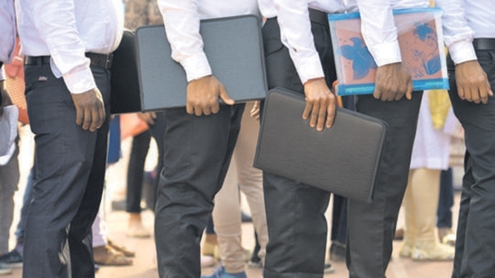 Employment (Sanchit Khanna/HT PHOTO) Employment (Sanchit Khanna/HT PHOTO)