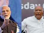 Prime Minister Narendra Modi and Congress chief Mallikarjun Kharge. Prime Minister Narendra Modi and Congress chief Mallikarjun Kharge.