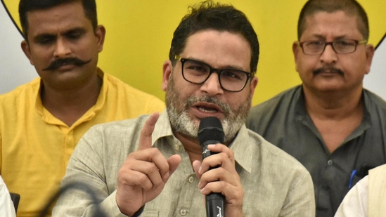 Jan Suraj Party president Prashant Kishore.(Santosh Kumar/ Hindustan Times file)