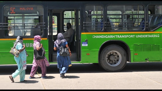 In the absence of Mohali’s own local bus service, currently, city residents rely on the services of the Chandigarh Transport Undertaking (CTU) that serves Mohali on limited routes. (HT File Photo) In the absence of Mohali’s own local bus service, currently, city residents rely on the services of the Chandigarh Transport Undertaking (CTU) that serves Mohali on limited routes. (HT File Photo)