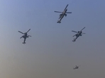 Representational image: The central government may cut the number of pilots required to fly a single-engine helicopter from two to one. Representational image: The central government may cut the number of pilots required to fly a single-engine helicopter from two to one.