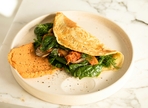 Chickpea flour wrap stuffed with greens and protein can make for a healthy and fulfilling lunch (unsplash) Chickpea flour wrap stuffed with greens and protein can make for a healthy and fulfilling lunch (unsplash)