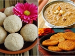 Celebrate the auspicious festival of Chhath Puja by preparing these traditional prasad recipes.(Pinterest) Celebrate the auspicious festival of Chhath Puja by preparing these traditional prasad recipes.(Pinterest)