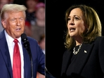 (COMBO) This combination of pictures created on November 04, 2024 shows
Former US President and Republican presidential candidate Donald Trump (L) speaks during his final campaign rally at Van Andel Arena in Grand Rapids, Michigan in the early hours of November 5, 2024, and US Vice President and Democratic presidential candidate Kamala Harris (R) speaks during a campaign rally on the Benjamin Franklin Parkway in Philadelphia, Pennsylvania on November 4, 2024. (Photo by JEFF KOWALSKY and ANDREW CABALLERO-REYNOLDS / AFP)(AFP) (COMBO) This combination of pictures created on November 04, 2024 shows
Former US President and Republican presidential candidate Donald Trump (L) speaks during his final campaign rally at Van Andel Arena in Grand Rapids, Michigan in the early hours of November 5, 2024, and US Vice President and Democratic presidential candidate Kamala Harris (R) speaks during a campaign rally on the Benjamin Franklin Parkway in Philadelphia, Pennsylvania on November 4, 2024. (Photo by JEFF KOWALSKY and ANDREW CABALLERO-REYNOLDS / AFP)(AFP)
