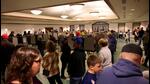 Voters wait in line to cast their ballot at a polling location for the 2024 Presidential election in Lyndhurst, Ohio, US, on Tuesday (Bloomberg) Voters wait in line to cast their ballot at a polling location for the 2024 Presidential election in Lyndhurst, Ohio, US, on Tuesday (Bloomberg)