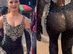 Netizens react to Urvashi Rautela's sheer pantsuit Netizens react to Urvashi Rautela's sheer pantsuit