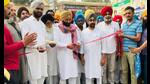 AAP MLA Amritpal Singh Sukhanand inaugurates the PMGSY project at Bhagapurana in Moga district on Thursday. (Sourced) AAP MLA Amritpal Singh Sukhanand inaugurates the PMGSY project at Bhagapurana in Moga district on Thursday. (Sourced)