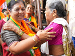 Manisha Chaudhari of the BJP. X Manisha Chaudhari of the BJP. X