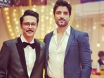 Ssudeep Sahir with Nitin Chauhaan. Ssudeep Sahir with Nitin Chauhaan.