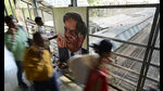 Mumbai, India - Oct. 21, 2024: -An artist from NGO Project Mumbai gives the final touch up to a portrait of Industrialist Ratan Tata along the Currey Road Railway station as part of the NGO's initiative Hamara Station Hamari Shaan--India's largest citizen led public art to beautify railway stations across Mumbai. (Photo by Anshuman Poyrekar/ Hindustan Times) (Hindustan Times) Mumbai, India - Oct. 21, 2024: -An artist from NGO Project Mumbai gives the final touch up to a portrait of Industrialist Ratan Tata along the Currey Road Railway station as part of the NGO's initiative Hamara Station Hamari Shaan--India's largest citizen led public art to beautify railway stations across Mumbai. (Photo by Anshuman Poyrekar/ Hindustan Times) (Hindustan Times)