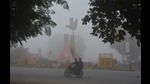 A dense layer of smog engulfs Chandigarh on Wednesday. (Sant Arora/HT) A dense layer of smog engulfs Chandigarh on Wednesday. (Sant Arora/HT)
