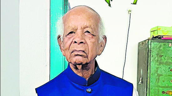 M Krishna Murthy, 101 (HT Photo) M Krishna Murthy, 101 (HT Photo)
