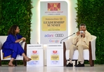Andhra Pradesh chief minister Chandrababu Naidu interacts with HT's national political editor Sunetra Choudhury on Day 3 of the Hindustan Times Leadership Summit 2024 on Saturday. Andhra Pradesh chief minister Chandrababu Naidu interacts with HT's national political editor Sunetra Choudhury on Day 3 of the Hindustan Times Leadership Summit 2024 on Saturday.