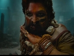 Allu Arjun in a still from Pushpa 2. Allu Arjun in a still from Pushpa 2.