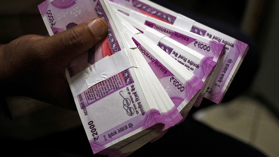 The cash was recovered in a joint raid involving police teams from Hyderabad and Odisha.(REUTERS)