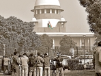 Justice Chandrachud was quite clear that certain kinds of private property would fall within the meaning of “material resources” (REUTERS) Justice Chandrachud was quite clear that certain kinds of private property would fall within the meaning of “material resources” (REUTERS)
