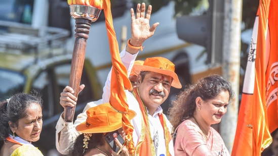 Sena (UBT) candidate Mahesh Baliram Sawant, who replaced Sada Sarvankar, defeated MNS's Amit Thackeray by securing 50,213 votes. (ANI)