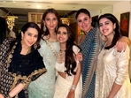 Karishma Kapoor with Kareena Kapoor, Navya Naveli Nanda and Aalekha Advani at the ceremony. Karishma Kapoor with Kareena Kapoor, Navya Naveli Nanda and Aalekha Advani at the ceremony.