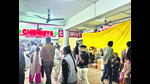 Two chemists have vacated the shops due to an inability to generate enough income to meet the <span class='webrupee'>₹</span>17 lakh per month, which goes up to <span class='webrupee'>₹</span>20-21 lakh after taxes. (HT Photo) Two chemists have vacated the shops due to an inability to generate enough income to meet the <span class='webrupee'>₹</span>17 lakh per month, which goes up to <span class='webrupee'>₹</span>20-21 lakh after taxes. (HT Photo)