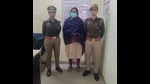 The accused in police custody (HT PHOTO) The accused in police custody (HT PHOTO)
