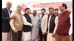 Haryana’s Minister for Industry, Commerce and Environment and Badshahpur MLA Rao Narbir Singh at a meeting with members of Residents Welfare Associations in Gurugram Sector 108 on Saturday. (PARVEEN KUMAR/HT PHOTO) Haryana’s Minister for Industry, Commerce and Environment and Badshahpur MLA Rao Narbir Singh at a meeting with members of Residents Welfare Associations in Gurugram Sector 108 on Saturday. (PARVEEN KUMAR/HT PHOTO)