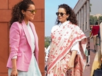 Kangana's sari-torial swagger in the Parliament in worth applauding. Kangana's sari-torial swagger in the Parliament in worth applauding.