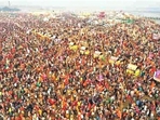 The Mahakumbh Mela, held every 12 years, will take place from January 14, 2025 in Prayagraj.(HT File Photo) The Mahakumbh Mela, held every 12 years, will take place from January 14, 2025 in Prayagraj.(HT File Photo)